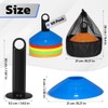 GHB Soccer Cones 25/50/100 Pack Disc Soccer Sport Cones Training