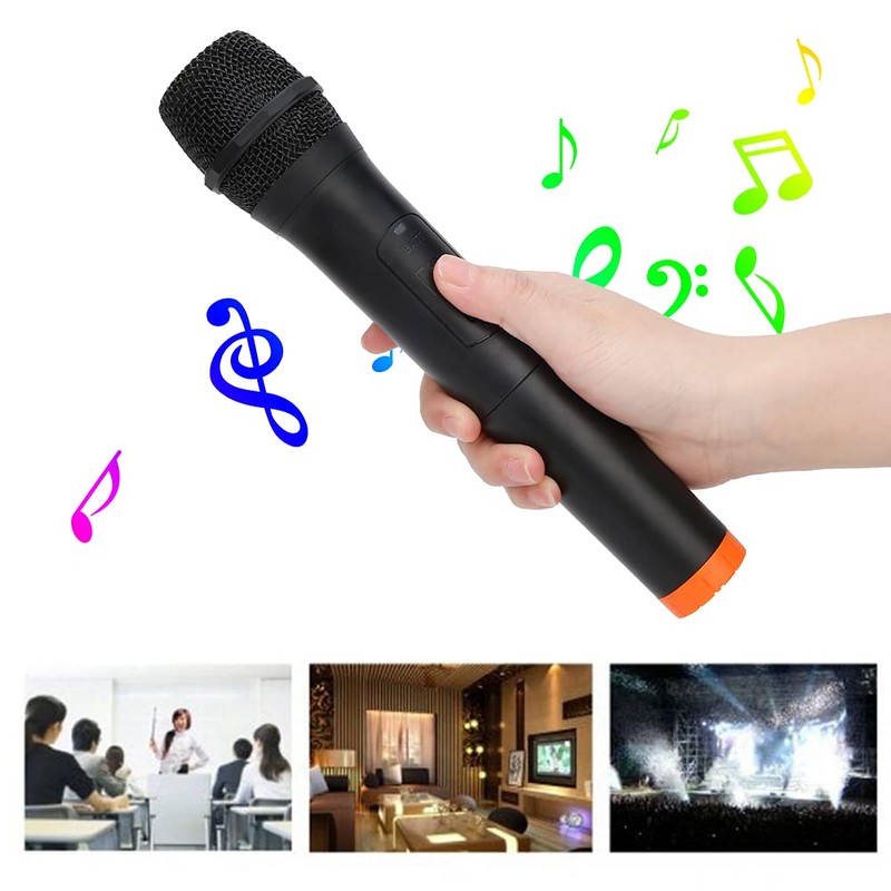 Handheld Microphone, Plastic Material Microphone, Professional 50m/164.0ft USB Port