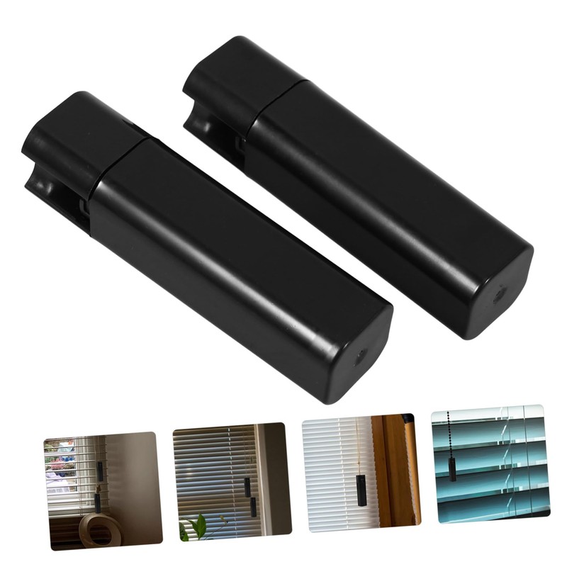 Parliky Blind Cord Weight Pendant 2 pack Black 8.8 cm