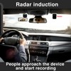3.2 Inch Radar Induction Dash Cam, HD Recording, Lightweight Body,