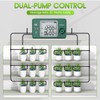 Solar Powered Dual Pump Drip Irrigation Kit for Outdoor Indoor