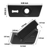 Adzfel 2PCS Compatible with Ford F150 Seat Trim Cover Panel