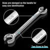 DURATECH Flare Nut Wrench Set, SAE, 3-piece, 3/8'', 7/16'', 1/2'',