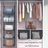 4 Tier Closet Hanging Organizer, Closet Organizers and Storage with