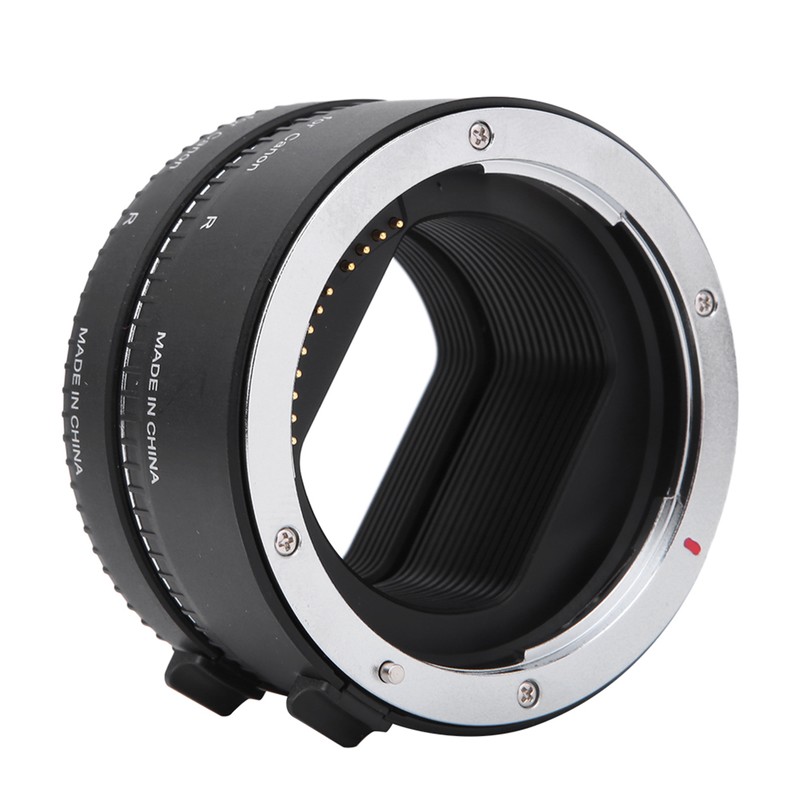 DGEOSR Alloy Black Auto Focusing Macro Extension Tube Adapter Ring