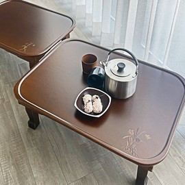 General Gyerim Nan Inlaid Antique 4-person automatic table (for 2-3 people) / 예반 계림 난 상감 엔틱 4인 자동상 (2~3인용)