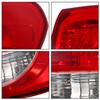 Silscvtt RH Rear Brake Outer Tail Light Assembly Replacement for