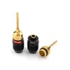 Deadbolt Flex Pin Banana Plugs for Spring Loaded Speaker Terminals,