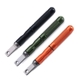 DOSMAMZ Compact Fire Starter, with Scraper Striker, 3PCS Replaceable Threaded Ferro Rods Flint Fire Steel Magnesium Rod, Cool & Unique Gift for Men Dad Boy