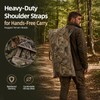 FUNHORUN Extra Large Camo Scent Proof Hunting Bag, 50x26" Waterproof