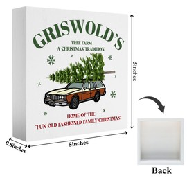 Funny Christmas Decorations Christmas Holiday Decorations Novelty Christmas Decor Xmas Vacation Decorations Christmas Vacation Movie Decor Xmas Decorations 5 x 5 inches