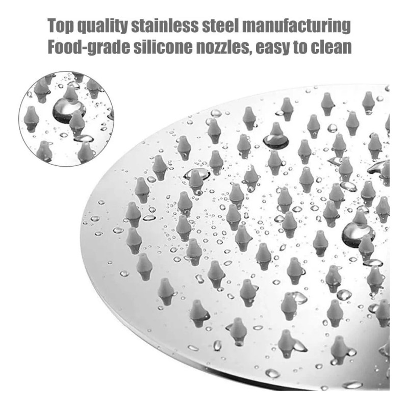 Generic Ducha De Lluvia De Alta Presión, Acero Inoxidable Ultrafino