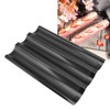 Baguette Pan Stainless Steel U Shape Uniform Heating Perforated Design