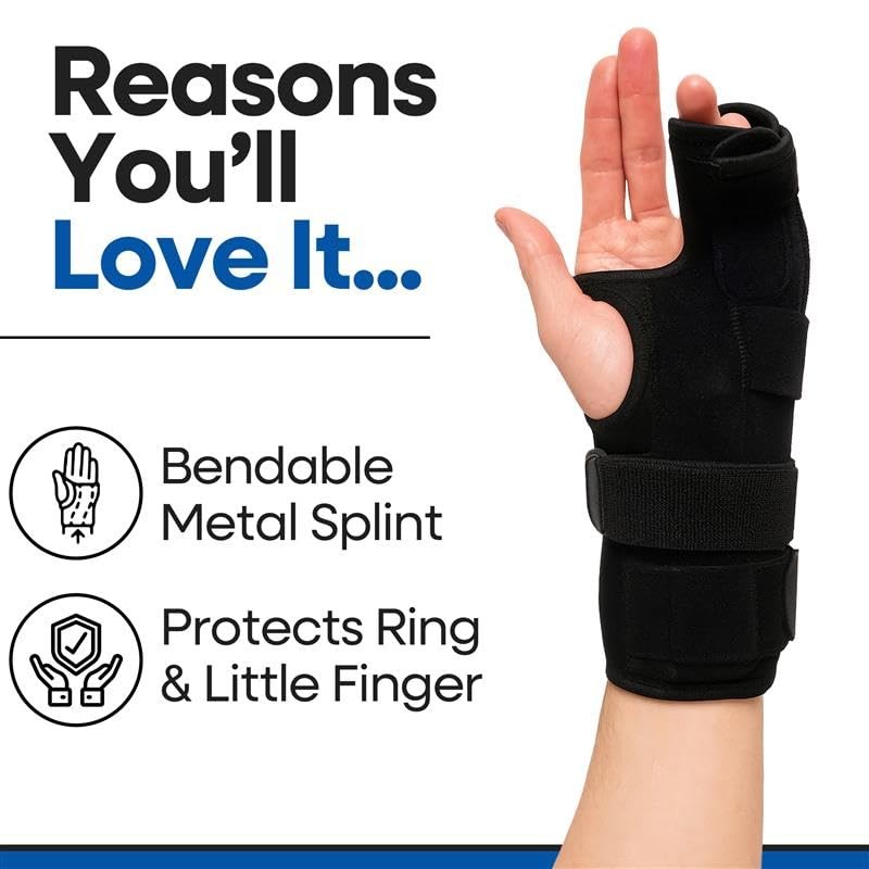 Pinky Finger Splint Boxer Fracture Brace | Ulnar Gutter Splint