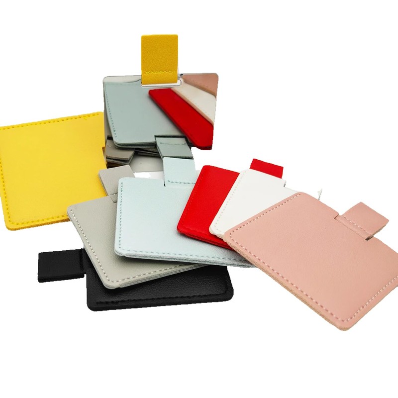 Ksvsonrvi Pocket Mirror Travel Mirror 2.36 Inches Mini Handheld Stainless