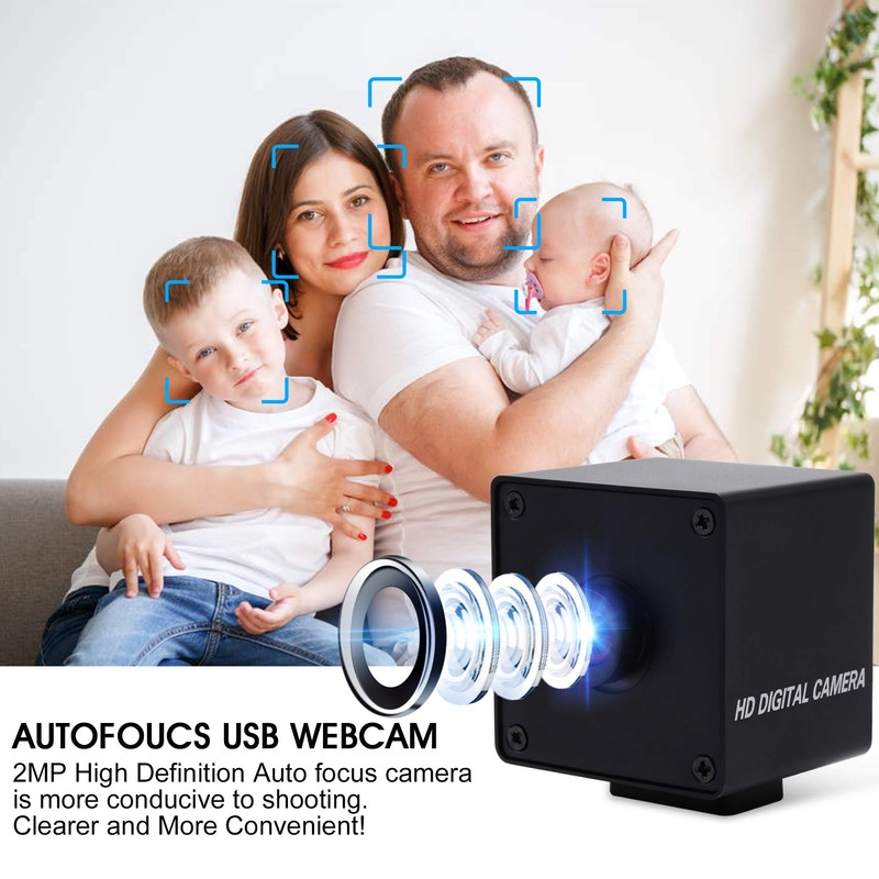 G Autofocus usb Camera 1080p Wide Angle Webcam,2mp 100degree No