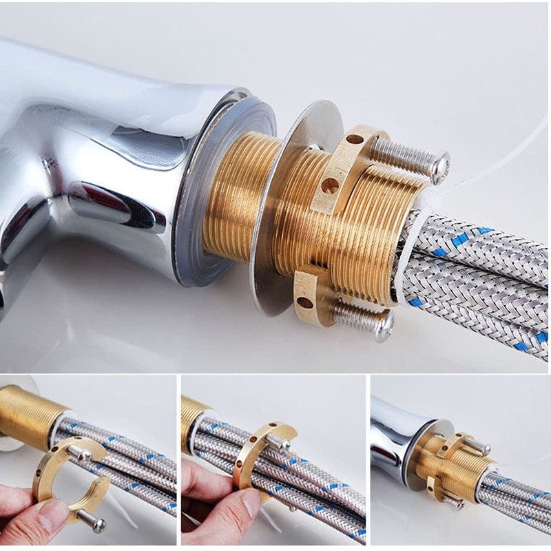 PZRT Faucet Fixing Tool Set Kitchen Faucet Antiloosing Mounting Nut