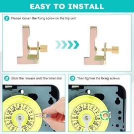 TLPCRKI 8PCS Time Switch Replacement Trippers Kit Compatible with Intermatic 156T1978A for T100 Series Timer Parts, Pool Timer On Off Clips (4 ON / 4 Off / 8 Screws)