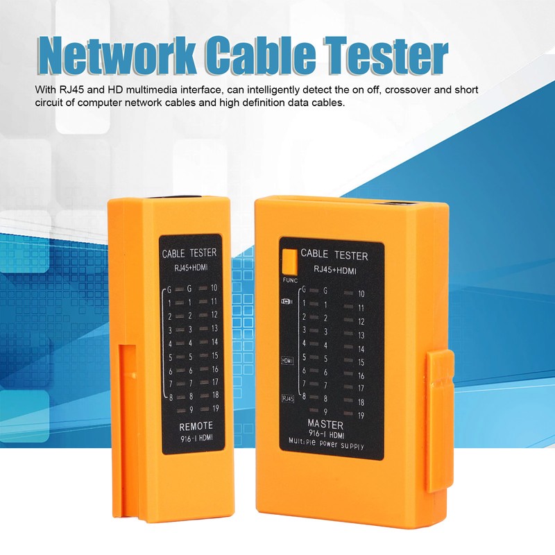 Network Cable Tester Multifunctional Long Distance Inspection RJ45 High Definition