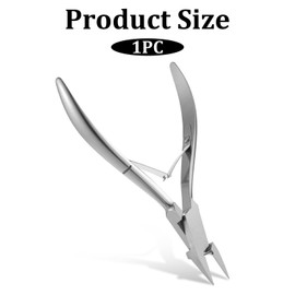 Ingrown Toenail Clippers, Straight Blade Toe Nail Clippers for Thick Toenails and Ingrown Nails, Stainless Steel Fingernail Toenail Clipper for Seniors, Men and Adult