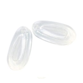 RockShell Nosepads Replacement for Oakley Holbrook Metal Sunglasses - Clear