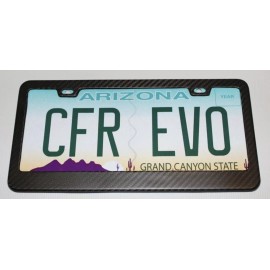 BLVD Car License Plate Frame - 100% Carbon Fiber - Matte