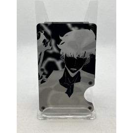 Sung Jinwoo Metal Minimalist Wallet Card Case From Solo Leveling Anime