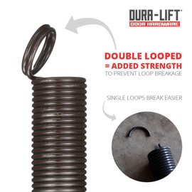 DURA-LIFT Heavy Duty Extension Garage Door Spring 2-Pack (160 lb.)