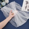 MAYJOYDIY White Tulle Scarves, Real White