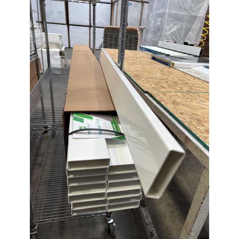 7/8" x 3" x 47-3/4" Vinyl PVC Picket (Box of