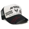 AVIREX United States 17093800 AVIREX Distressed Mesh Cap, Black
