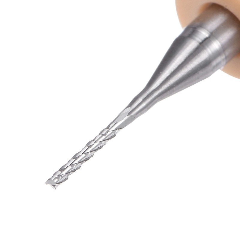 sourcing map 10pcs End Mill Bits 0.8mm Solid Carbide CNC