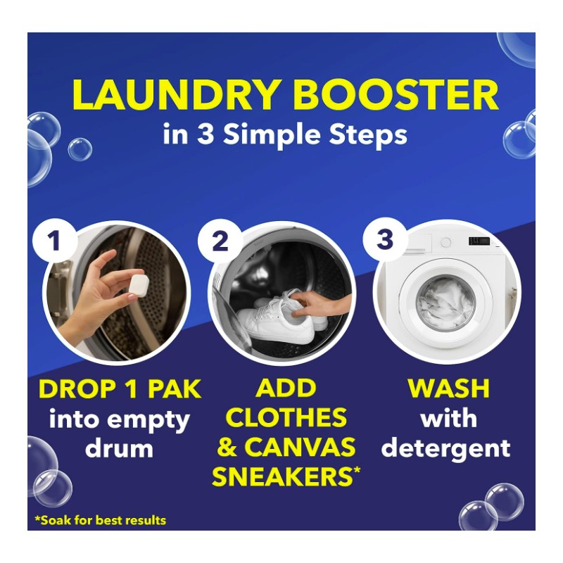 OxiClean White Revive Laundry Whitener and Stain Remover Power Paks,