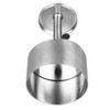 Stainless Steel Burger Press Professional Efficient Manual Prevents Stick Grill