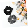 Healvian 2pcs Sequined Hair Scrunchies for Women Teen Girls Elastic