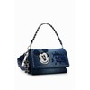 Desigual Women's Mickey RO Accessories Denim Across Body Bag, Blue,