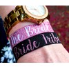 BRIDE TRIBE 'ROSE GOLD' Hen Party Wristbands (Pack of 10)