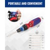 WORKPRO 12-in-1 Ratcheting Multi-Bit Screwdriver Set, Quick-load Mechanism Screwdriver with