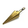 [Generic Product] Titanium HSS 10-Step Drill 0.16-0.9 inches (4-22 mm)