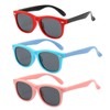 FANNYGO FANNYGO 3 Pack kids sunglasses for Boys Girls Kids