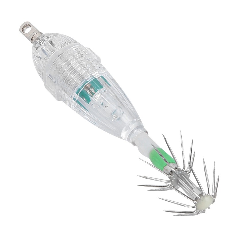 LED Underwater Fishing Lure Light Deep Drop Shape Waterproof Flashing