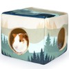 Bienbee Cozy Guinea Pig Bed, Washable Small Pet House -