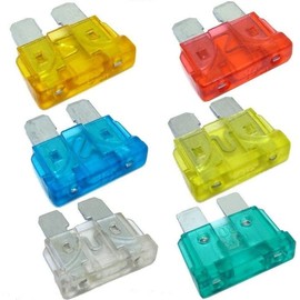 30 XMixed Amp Medium Blade Fuses Car Motorbike Atm Auto