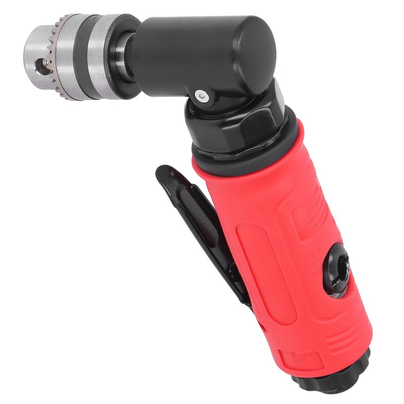 Industrial Air Drill Mini 1/4in Zinc Alloy 90° Elbow Pneumatic