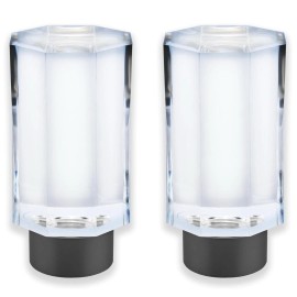 BLASTHOME Faceted Pillar Finials For Signature Collection Rods Matte Graphite