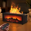 3D Flame Diffusor für ätherische Öle, Flammenbefeuchter Kamin, 150 ml