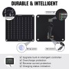 ECO-WORTHY 10W Solar Car Battery Charger Maintainer 12V Waterproof Solar