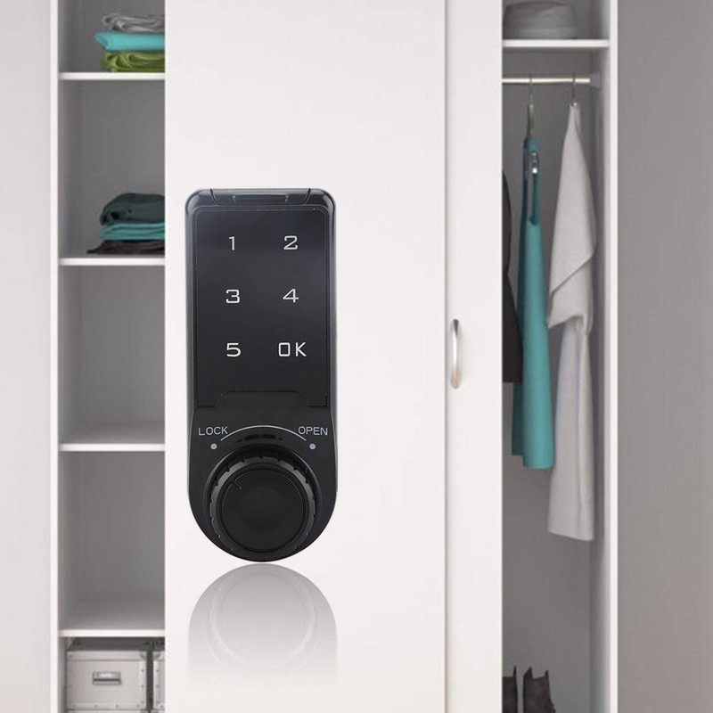 Zerone Electronic Cabinet Lock, Touch Keypad Electronic Wardrobe File Cabinet