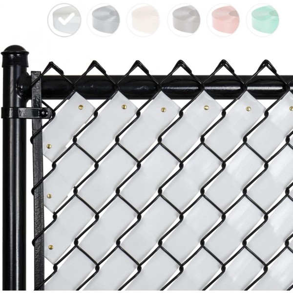Fenpro Chain Link Fence Privacy Tape (Arctic White) Arctic White