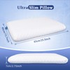 SofGlowly Ultra Thin Flat Pillows for Sleeping, Cooling Memory Foam